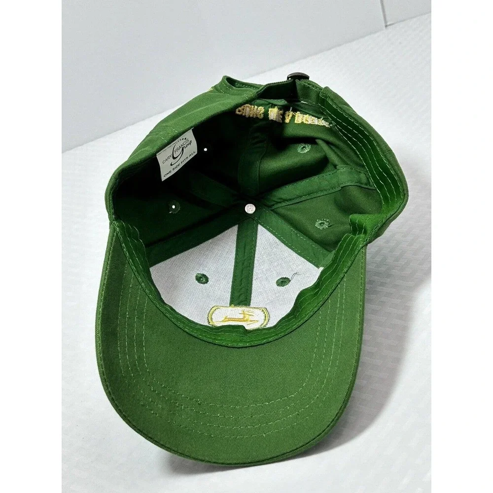 John Deere Hat Adjustable Cap Owner's‎ Edition Green Nothing Runs Like A Deere